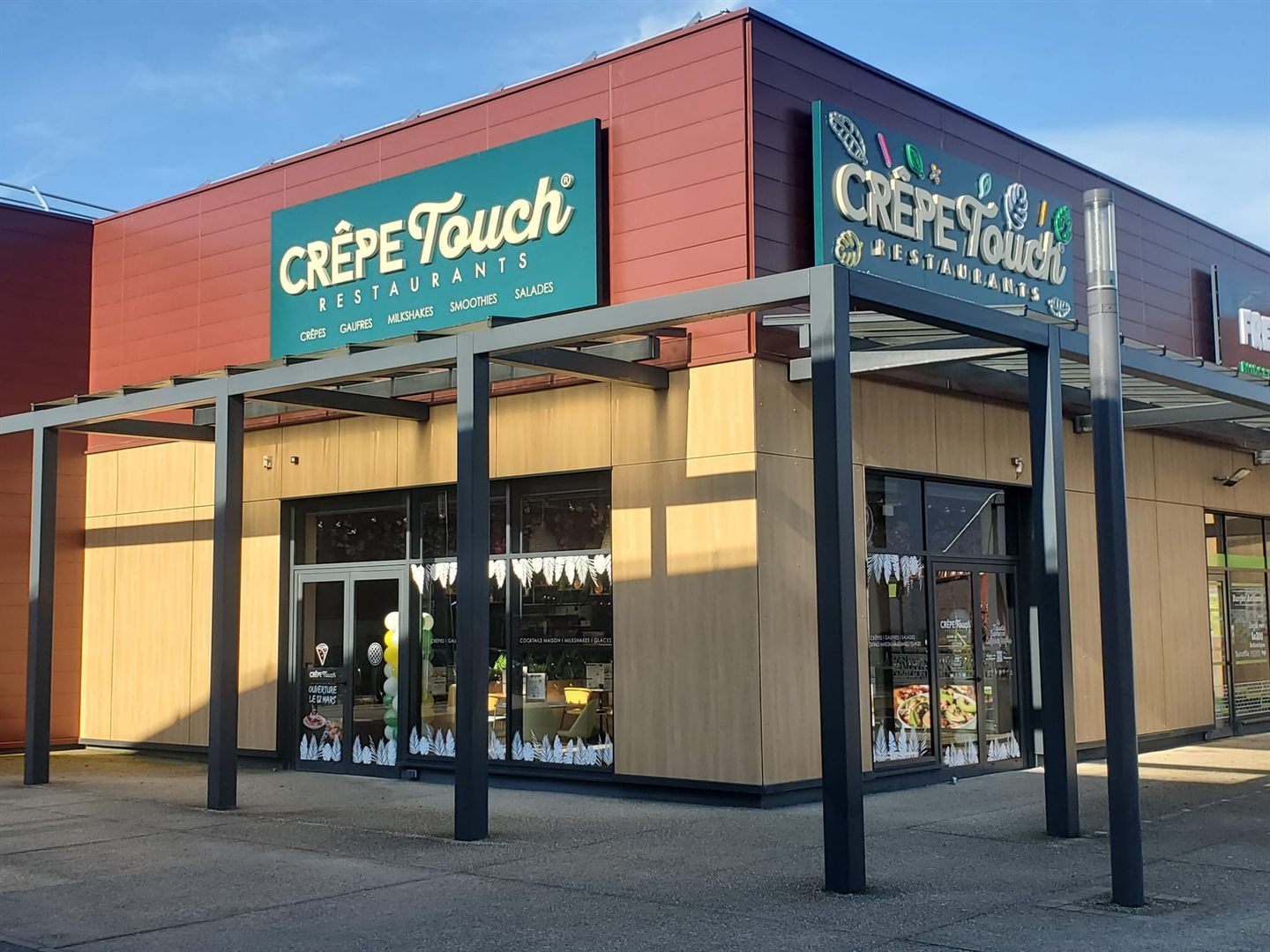 Façade du restaurant Crêpe Touch Chambly au Centre Commercial Chamblyrama